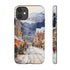 Bustling Victorian Christmas Market - Impact Resistant Phone Case iPhone 11 Matte